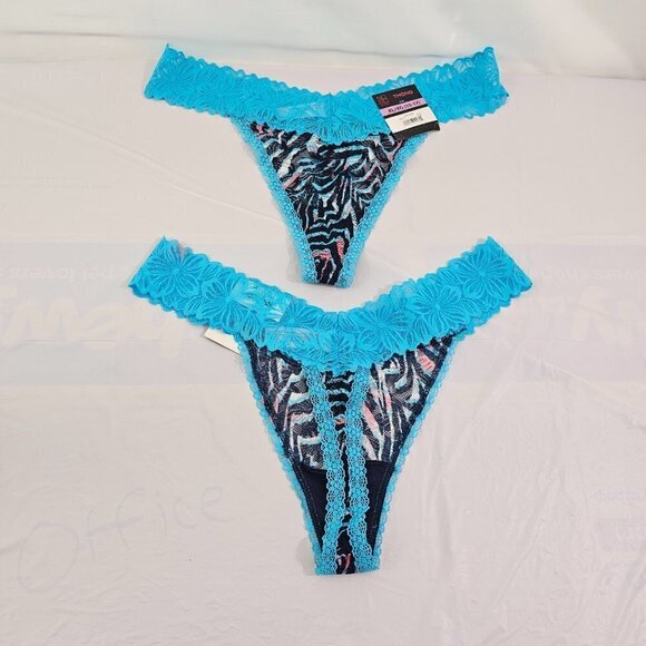 No Boundaries 4-Pack Underwear Micro Lace Multi-Color Thong Panties Size XL NWT - Picture 14 of 15